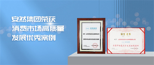 安然集团荣获中国消费市场高质量发展优秀案例